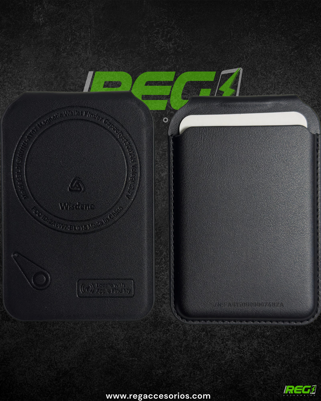 Magnetic Wallet Stand con Find My