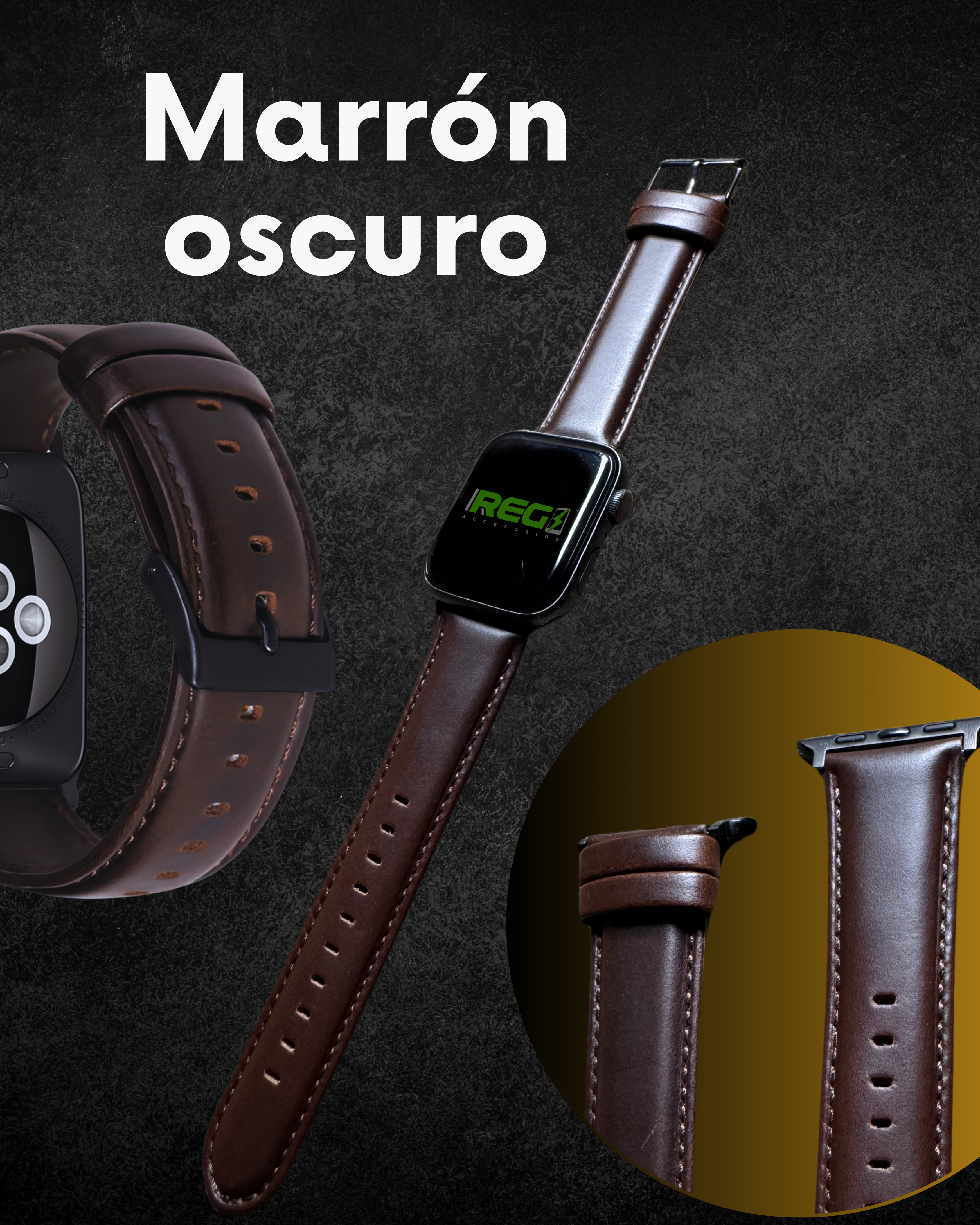 Extensibles de Piel Real para Apple Watch
