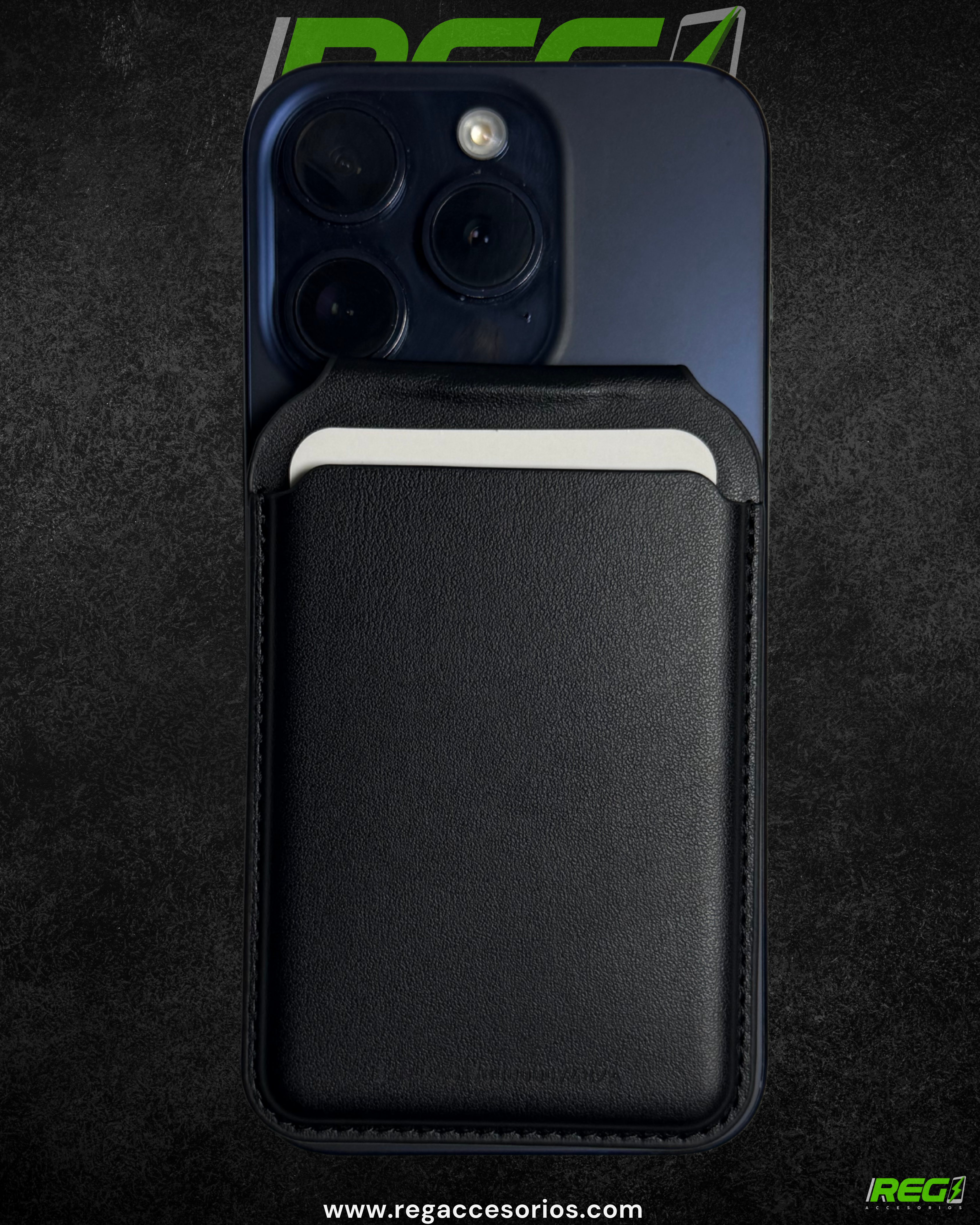 Magnetic Wallet Stand con Find My