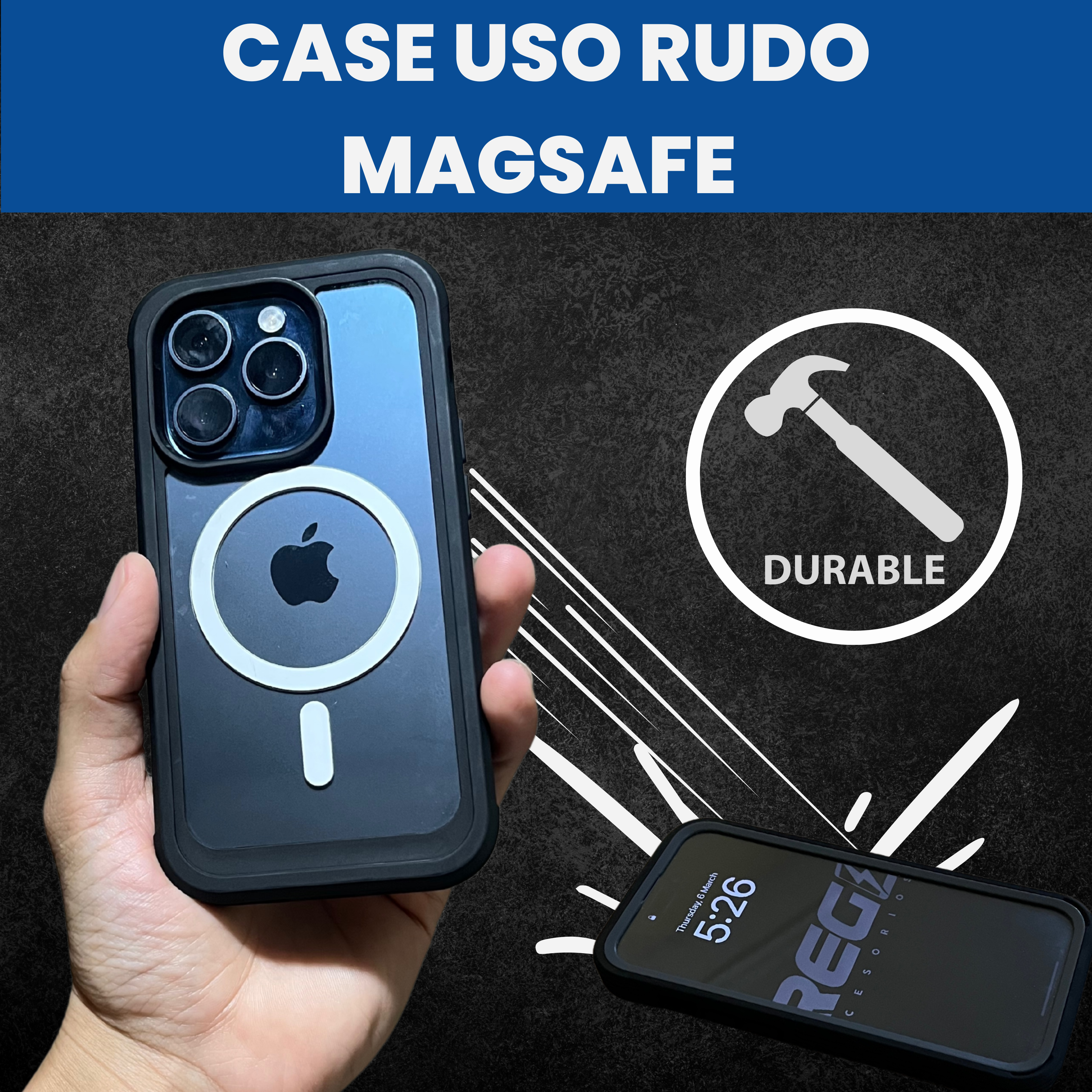 Uso rudo MagSafe 16 Pro